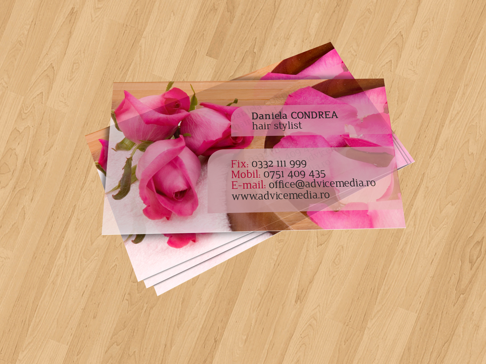 carti de vizita cosmetica COS 012