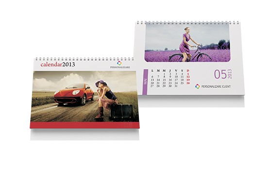 calendar de birou personalizat