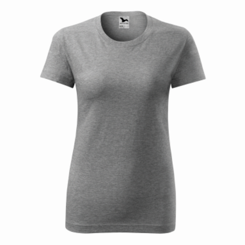 Tricou femei 100% bumbac gri Tricou femei 100% bumbac gri