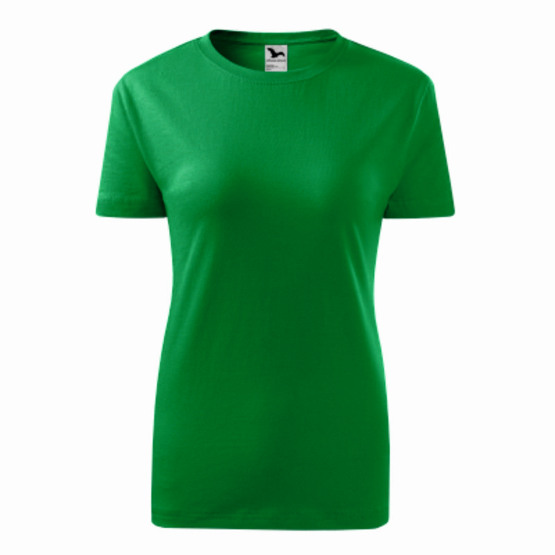 Tricou femei 100% bumbac verde Tricou femei 100% bumbac verde