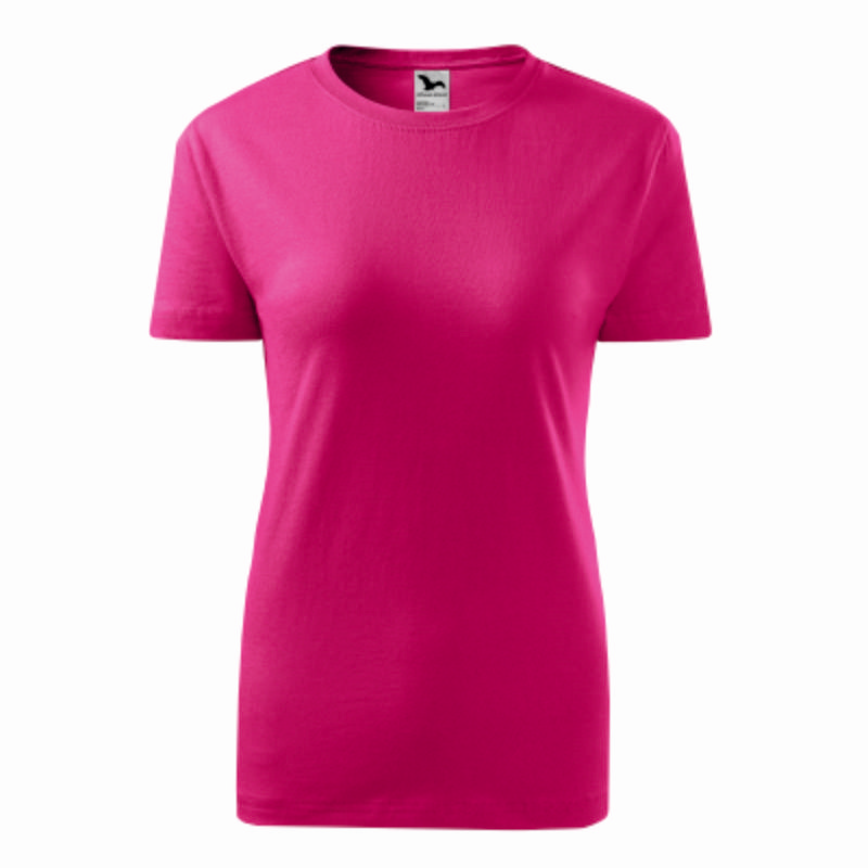 Tricou femei 100% bumbac roz deschis Tricou femei 100% bumbac roz deschis
