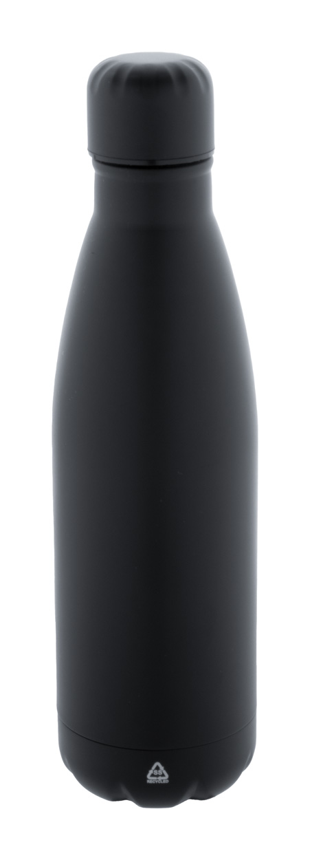 Refill sticlă din oțel inoxidabil reciclat negru Refill sticlă din oțel inoxidabil reciclat negru