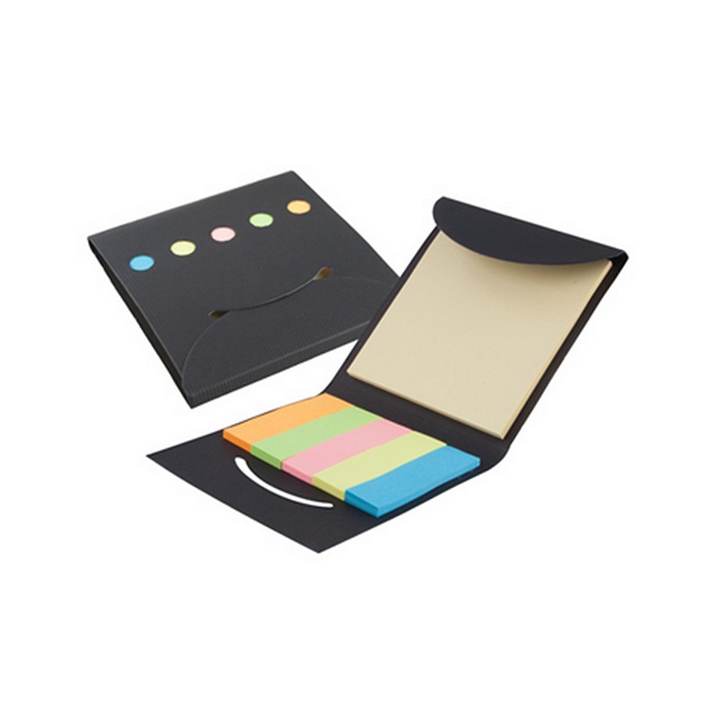 Set notite adezive negru Set notite adezive negru
