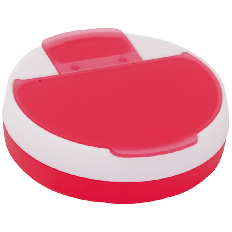 Cutie rotunda pentru medicamente Astrid rosu Cutie rotunda pentru medicamente Astrid rosu