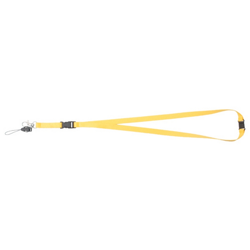 Lanyard poliester Briol galben Lanyard poliester Briol galben