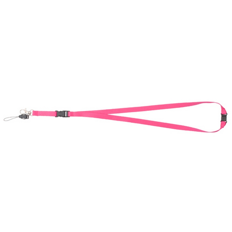 Lanyard poliester Briol roz Lanyard poliester Briol roz