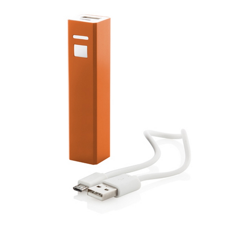 Power Bank aluminiu Thazer portocaliu Power Bank aluminiu Thazer portocaliu