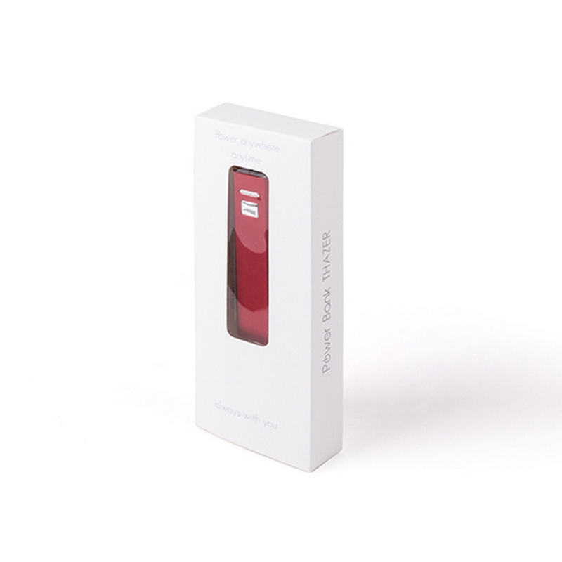 Power Bank aluminiu Thazer rosu Power Bank aluminiu Thazer rosu