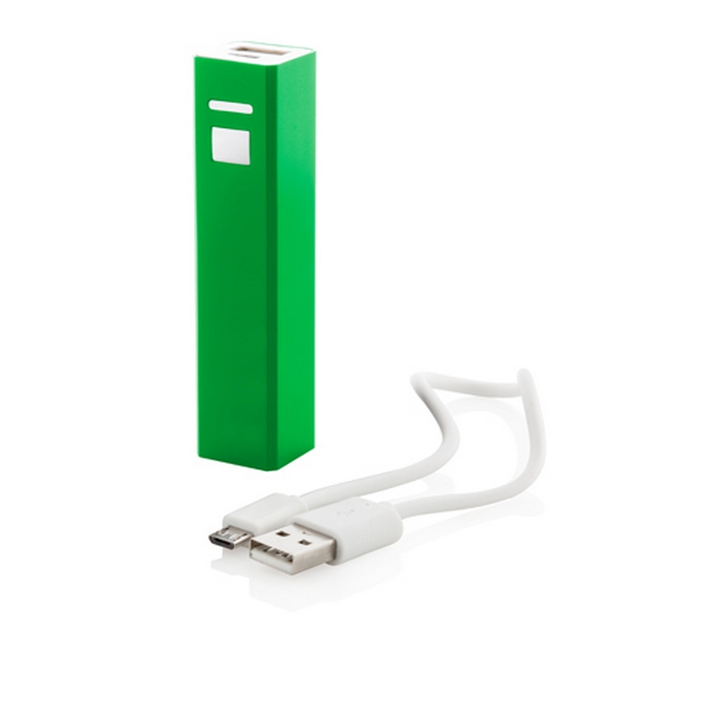 Power Bank aluminiu Thazer verde Power Bank aluminiu Thazer verde