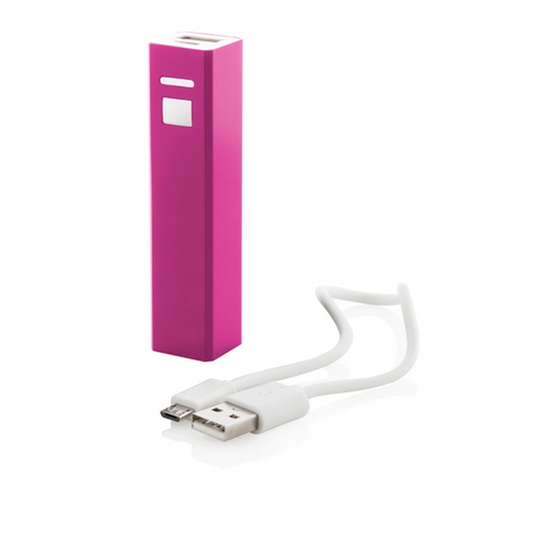 Power Bank aluminiu Thazer roz Power Bank aluminiu Thazer roz