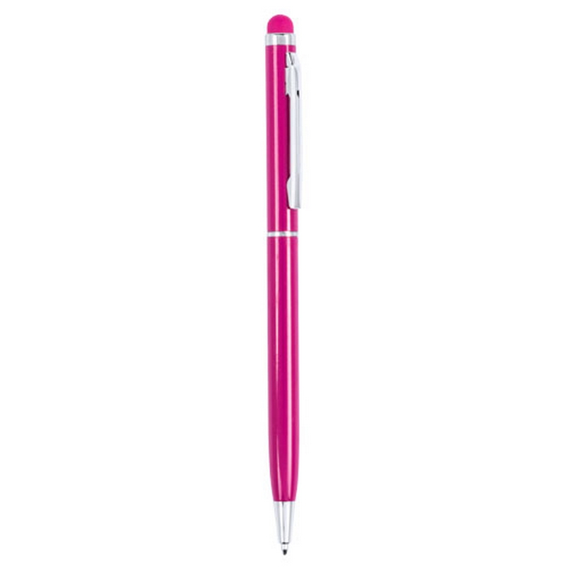 Pix metalic cu stylus Byzar roz Pix metalic cu stylus Byzar roz
