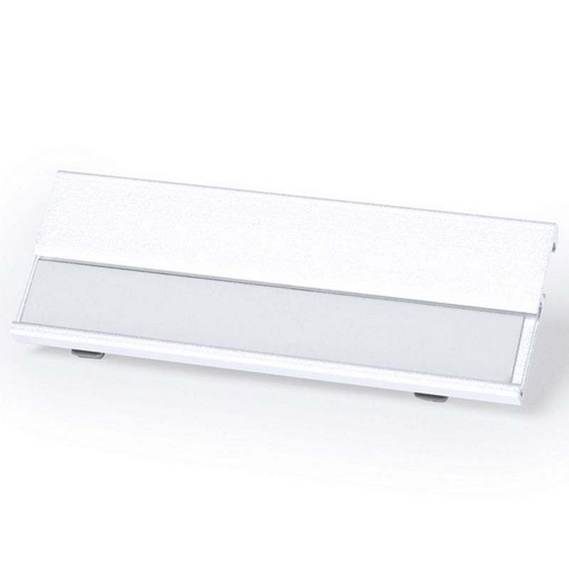 Ecuson din aluminiu Bindel alb Ecuson din aluminiu Bindel alb