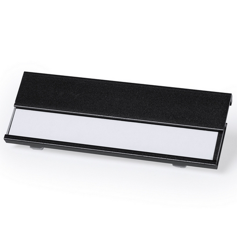 Ecuson din aluminiu Bindel negru Ecuson din aluminiu Bindel negru