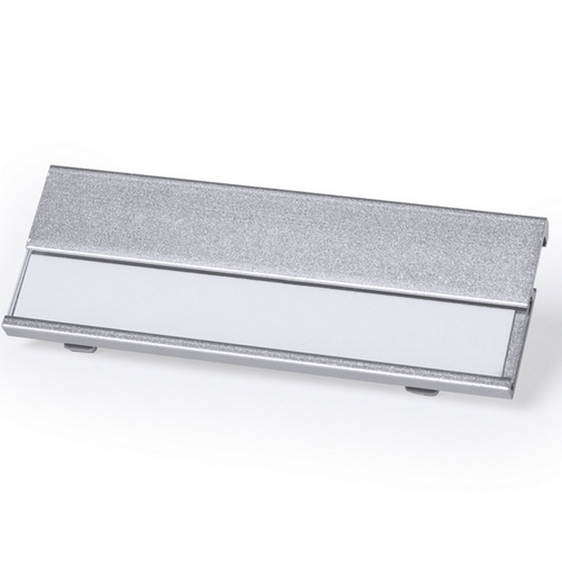 Ecuson din aluminiu Bindel gri Ecuson din aluminiu Bindel gri