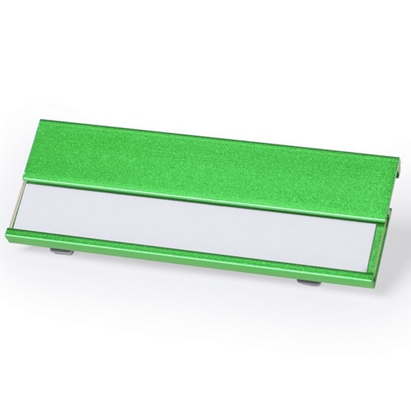 Ecuson din aluminiu Bindel verde Ecuson din aluminiu Bindel verde