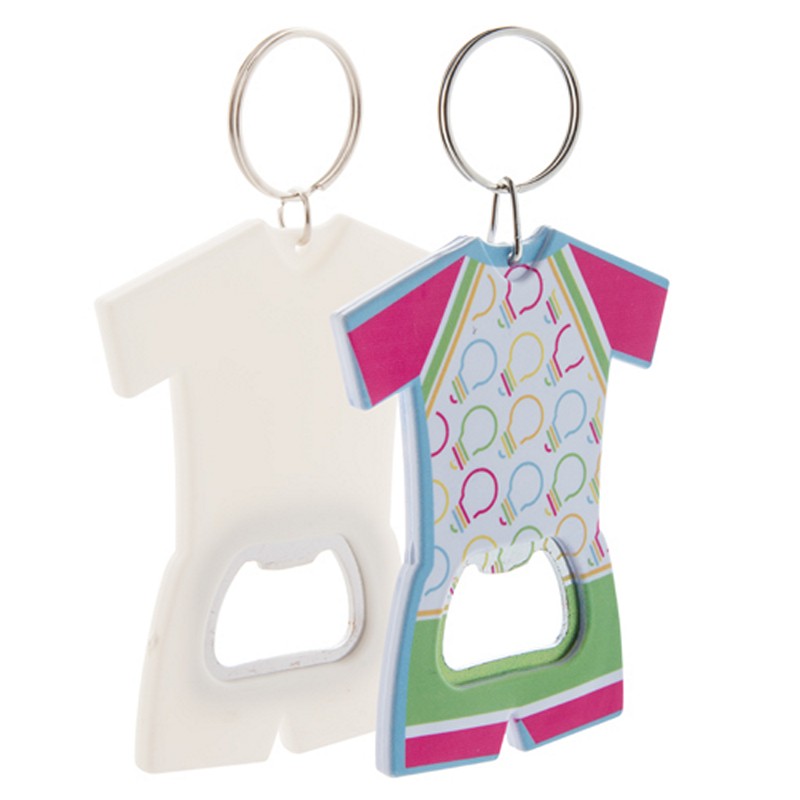Breloc desfacator tip tricou alb Breloc desfacator tip tricou alb