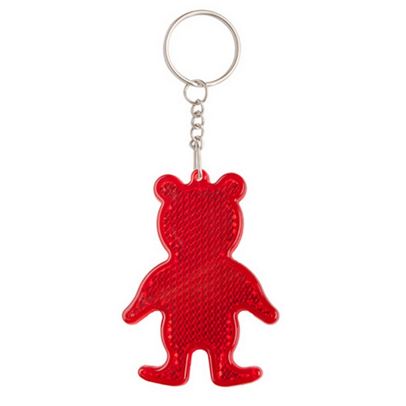 Breloc reflectorizant Safebear rosu Breloc reflectorizant Safebear rosu
