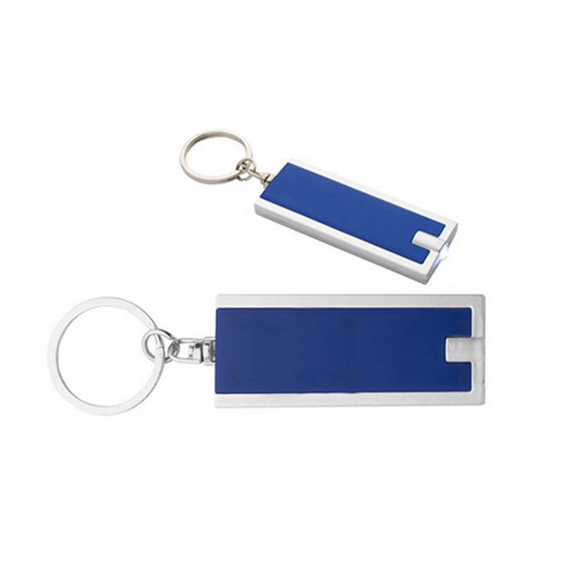 Breloc personalizat cu led albastru Breloc personalizat cu led albastru