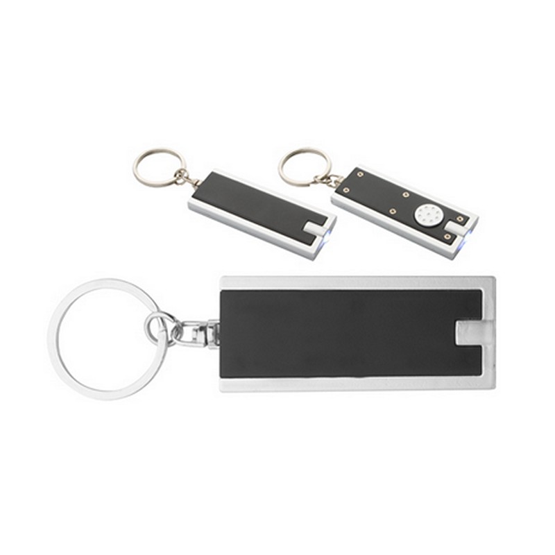 Breloc personalizat cu led negru Breloc personalizat cu led negru