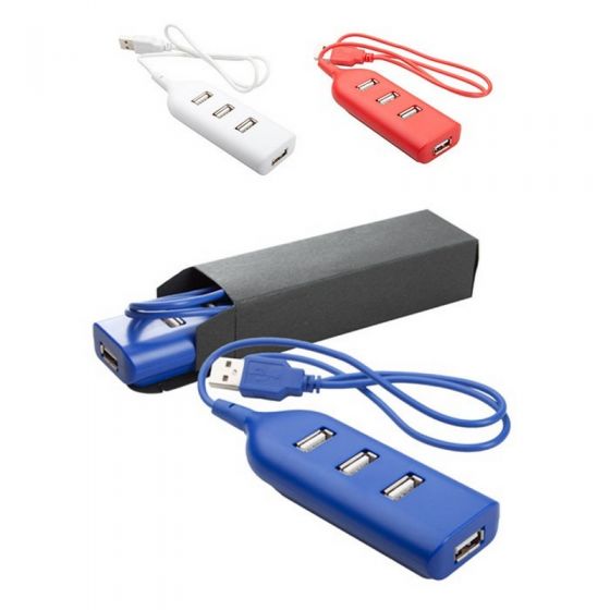 Hub USB din plastic Ohm