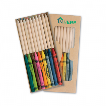 set creioane colorate