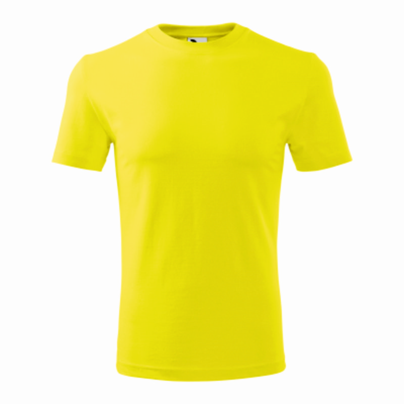 Tricou barbati 100% bumbac galben Tricou barbati 100% bumbac galben