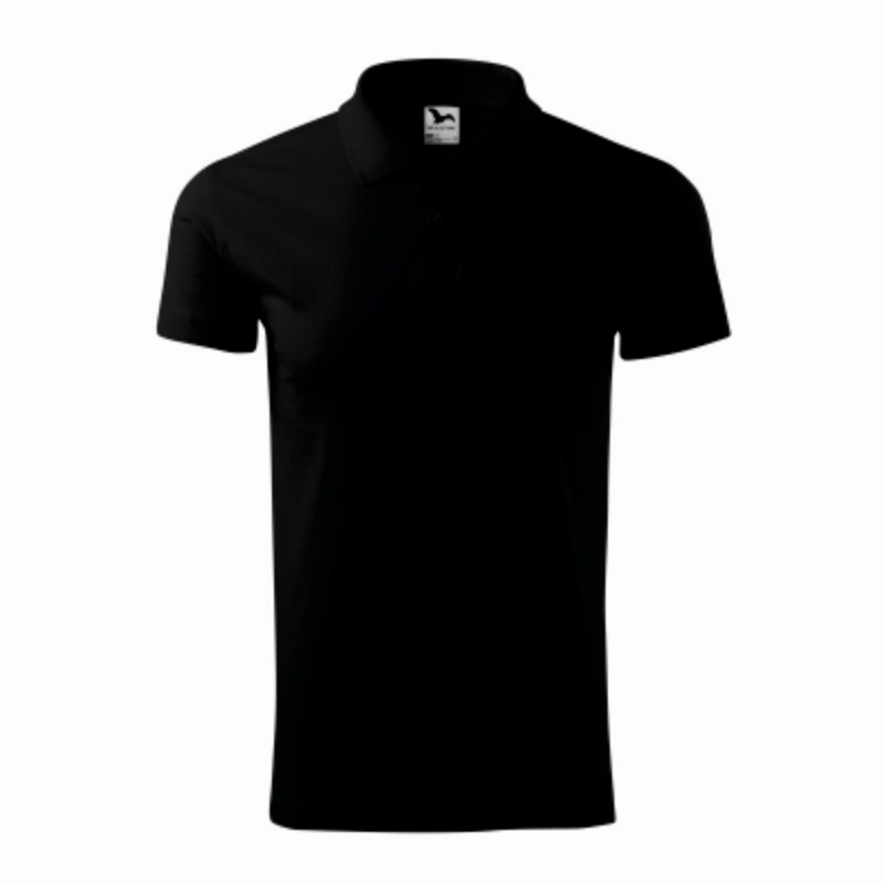 Tricou polo barbati 100% bumbac negru Tricou polo barbati 100% bumbac negru