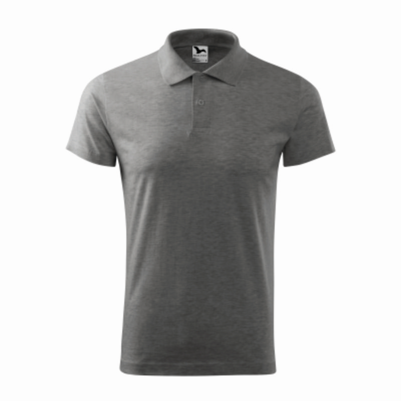 Tricou polo barbati 100% bumbac gri Tricou polo barbati 100% bumbac gri