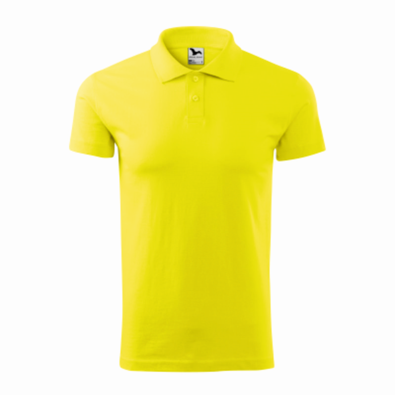 Tricou polo barbati 100% bumbac galben Tricou polo barbati 100% bumbac galben