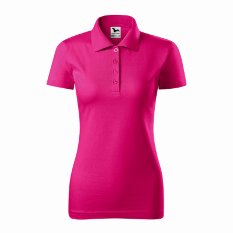 Tricou polo femei 100% bumbac roz deschis Tricou polo femei 100% bumbac roz deschis