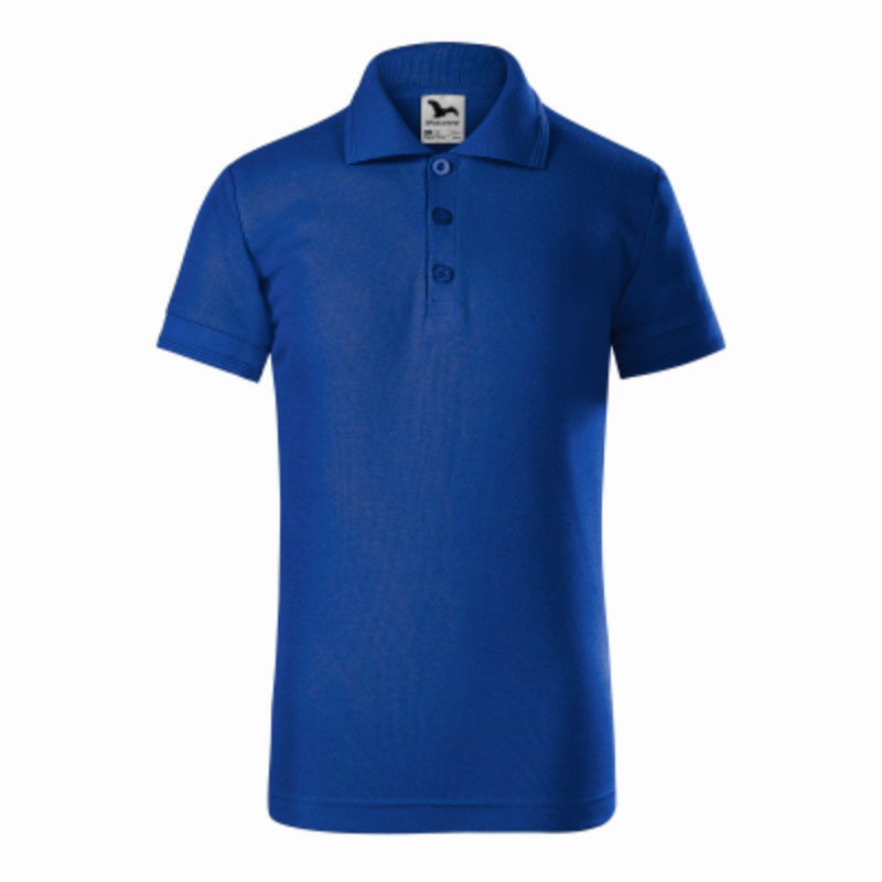 Tricou polo copii 100% Bumbac Ring Spun albastru Tricou polo copii 100% Bumbac Ring Spun albastru
