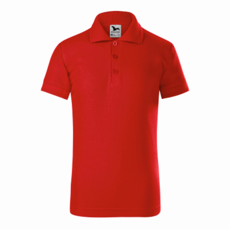 Tricou polo copii 100% Bumbac Ring Spun rosu Tricou polo copii 100% Bumbac Ring Spun rosu